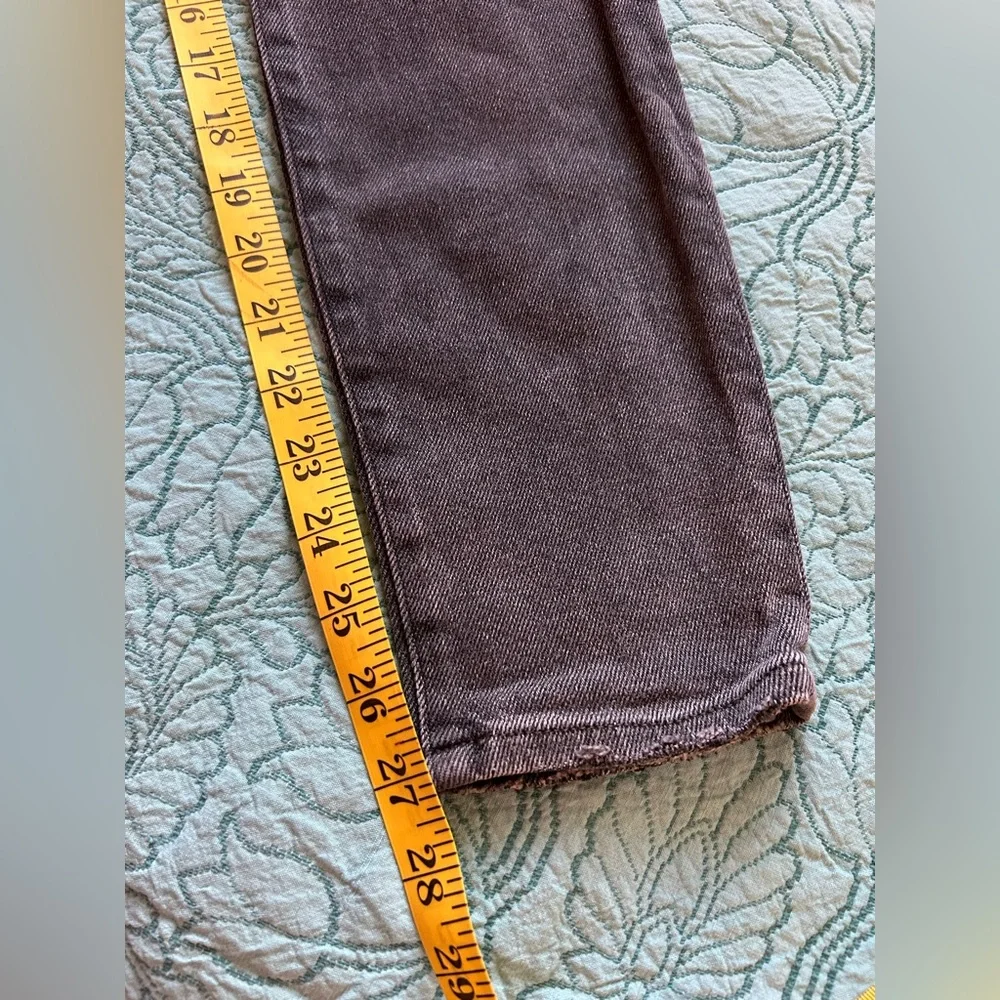 Pistola Mid Rise Gray/Black Jeans A-line Slim - Picture 11 of 12